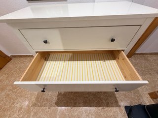 Cómoda HEMNES 3 cajones blanca