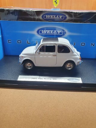 Fiat 500 Welly  scala da 1/18