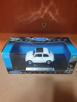 Fiat 500 Welly  scala da 1/18
