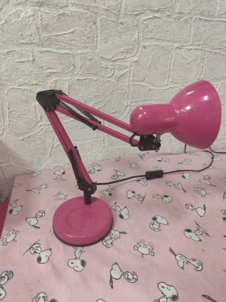 Flexo de escritorio rosa