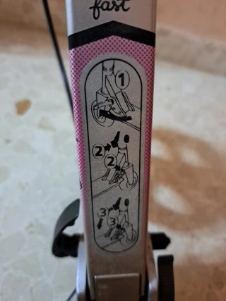 Patinete aluminio plegable