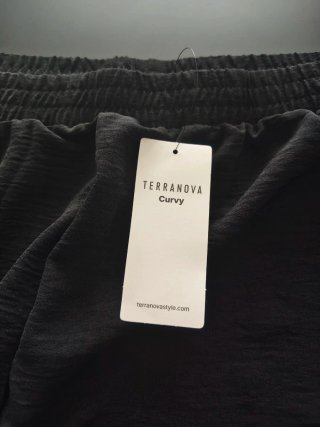 Pantaloni Terranova Curvy Neri Donna