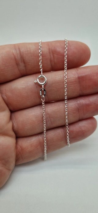 CADENA Y CRUZ DE PLATA