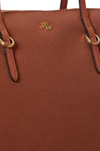 Bolso Tote Ralph Lauren, color teja