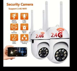 4 Cámaras Vigilancia WiFi Exterior