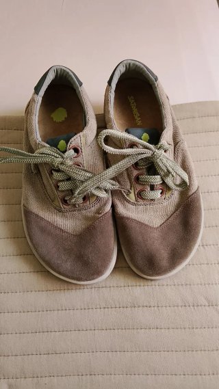 Zapatillas Satorisan Lino Beige/Marrón Talla 41