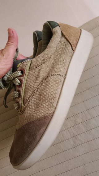 Zapatillas Satorisan Lino Beige/Marrón Talla 41