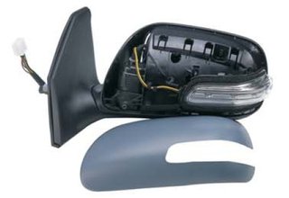 Retrovisor Izquierdo Electrico, Imprimado Asferico, Termico Con Intermitente para Toyota AVENSIS 2006