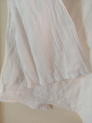 Blusa/Tunica Bianca Ricamata Taglia M/L