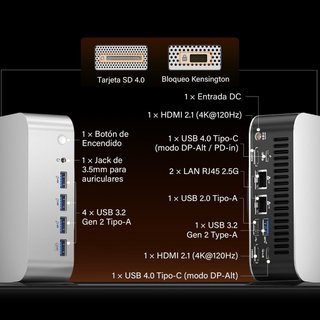 GEEKOM A9 Max Ryzen AI 9 HX 370, 32 GB RAM y 2 TB