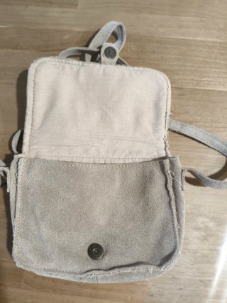 Bolso niña Zara beige