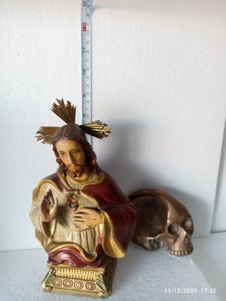 Escultura Sagrado Corazón de Jesús Antiguo