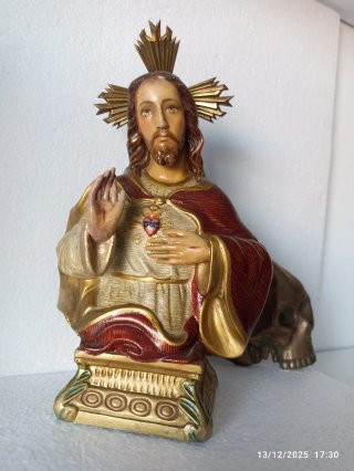 Escultura Sagrado Corazón de Jesús Antiguo