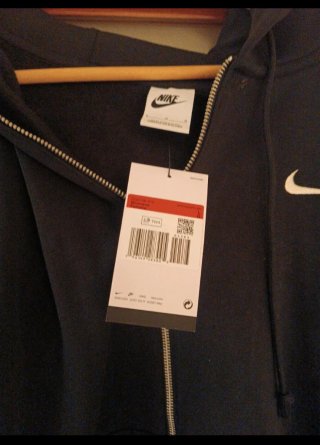 Sudadera Mujer Nike Negra Talla L Con Etiquetas