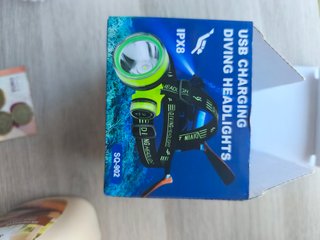 Linterna Frontal Buceo LED IPX8