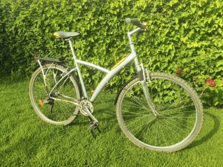 Bicicleta Paseo con Silla Infantil y Baúl