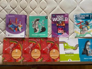 Lote Libros ESO 3º Matemáticas y otras
