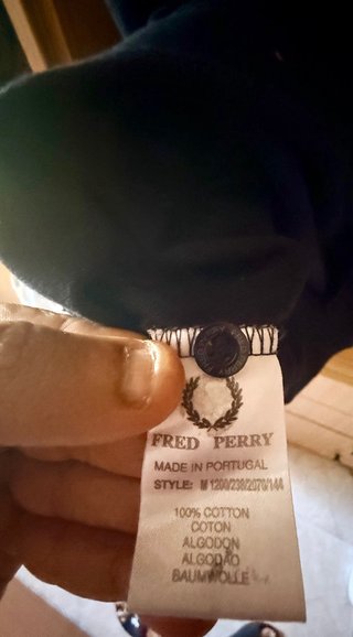 Polo Fred Perry Talla S Azul Marino