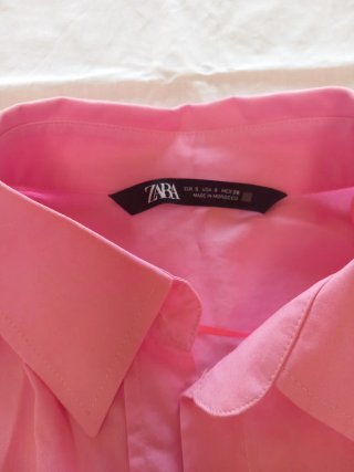 Camisa rosa Zara