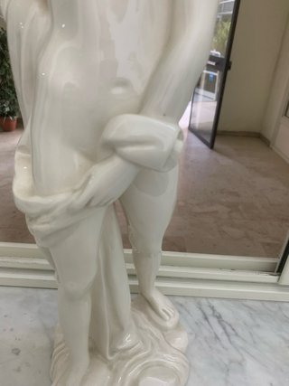 Statua donna ceramica vintage