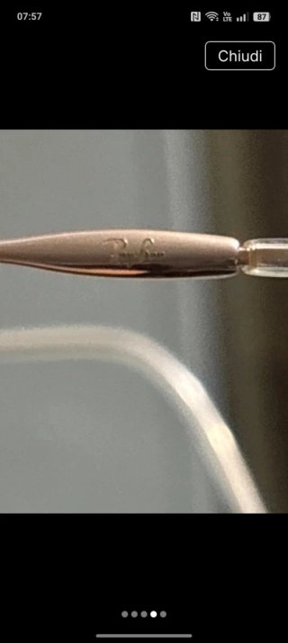 Occhiali da vista Ray-Ban oro