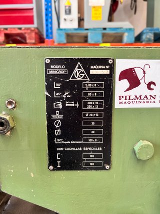 Punzonadora Geka Minicrop 45 Usada