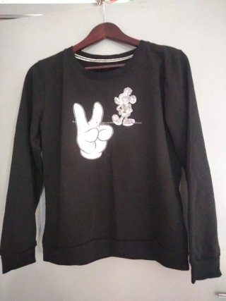 Sudadera Mickey Mouse Negra