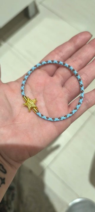Pulsera Toy Story Sheriff Estrella Dorada