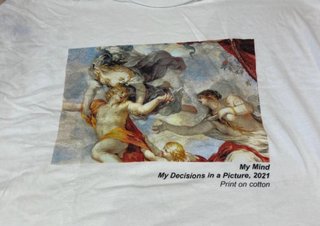 Camiseta Blanca Estampada