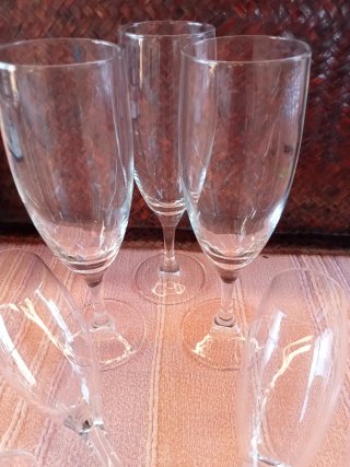 Servizio 10 Flûte Champagne Vetro/cristallo