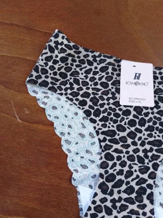 Braga Rosa & Junio Estampado Animal Print