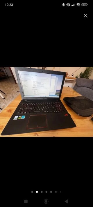 Portátil ASUS Negro Gaming