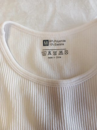 Top blanco M