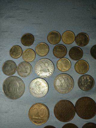 Colección de monedas antiguas