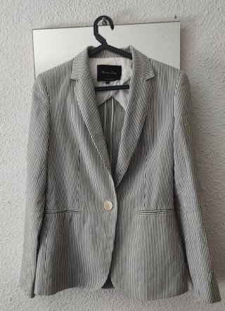 Blazer Massimo Dutti Beige Talla S