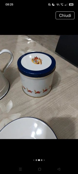 Set Mulino Bianco Vintage Tazze e Lattiera