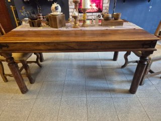 Mesa comedor rústica + 6 sillas