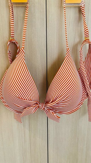 Bikini Rayas Rojas y Blancas