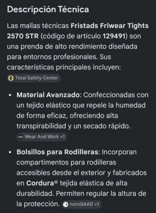 Mallas Trabajo Fristads 2570 STR Nuevas T- 2XL/3XL