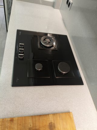Placa de gas Balay cristal negro