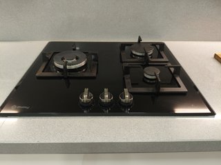 Placa de gas Balay cristal negro