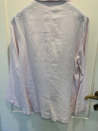 Camicia Max Mara in lino rosa