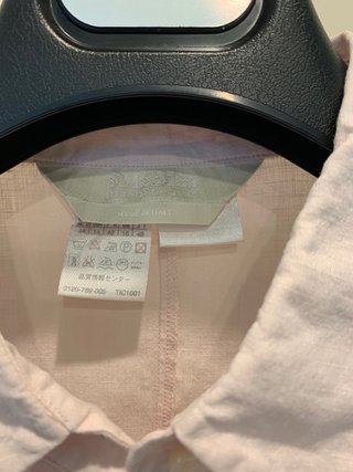 Camicia Max Mara in lino rosa