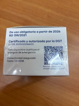 Luz de emergencia V-16 nueva