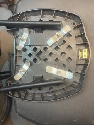 Baúl Moto 2 Cascos SHAD Soporte Regulable