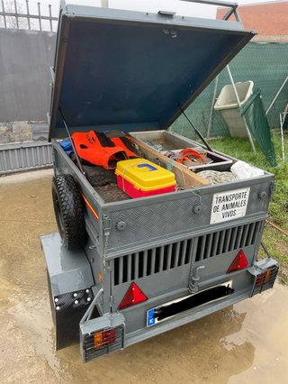 Remolque para perros