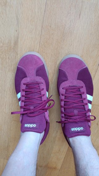Zapatillas Adidas Talla 46 Morado/Beige