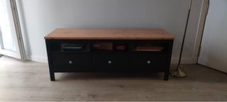 Mueble TV Ikea Negro Madera