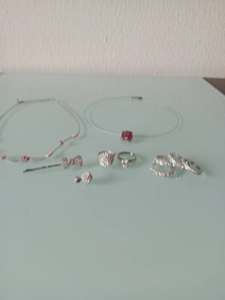 Lote Joyería Collares y Anillos