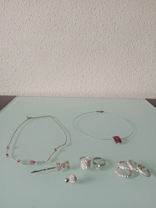 Lote Joyería Collares y Anillos